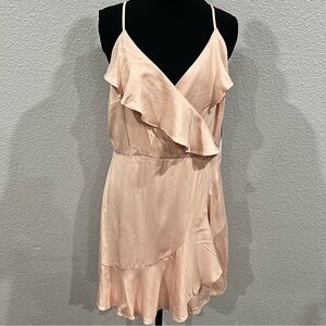 1. State Blush Ruffle Wrap Romper